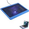 Queen.Y Base di Raffreddamento per Computer Portatile di Base di Raffreddamento Grande Ventola Supporto USB per Notebook da 14 Pollici O Inferiore Nero con Ventole Super Silenziose