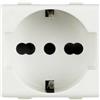 Biesse presa bipasso schuko 2p+t 10-16a compatibile con serie bticino matix