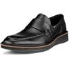 ECCO Men's St.1 Hybrid Penny Loafer, Nero, 6/6.5 UK