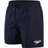 Speedo Men's 16 Watershort Swimming Trunks| Quick Dry | Comfortable Fit | Classic Style | Drawstring Waist, Black/White, S