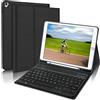 D DINGRICH Tastiera iPad 9/8/7 Generazione, Custodia con Italiana QWERTY Tastiera Bluetooth Magnetica Staccabile per iPad 10.2 9a/8a/7a Generazione 2021/2020/2019, Nero