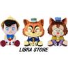 SEGA Disney Pinocchio Honest John Gideon Lavorabile Occhi Peluche Bambola Set Di 3