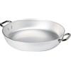 Baldassare Agnelli Pentole Agnelli Linea Alluminio 5 mm Tegame Radiante con Due Maniglie Inox, Argento, 50 cm