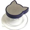 Prym Nadelmagnet Katze Cuscinetto con Aghi magnetici, Metallo, Argento, Trasparente, Blu Prugna, 45 x 45 x 25 mm