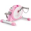 Sunny Health & Fitness (Rosa) Mini pedaliera intelligente da sotto la scrivania, doppia azione, design a basso profilo - P2330