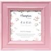 Hampton Frames, cornice portafoto quadrata 10x10cm, legno rosa, vetro, autoportante o da parete | Design contemporaneo per foto e decorazione interni