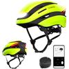Lumos Ultra Smart Helmet | Casco da bicicletta | Luci LED anteriori e posteriori | Indicatori di direzione | Luci dei freni | Bluetooth collegato | Adulti (MIPS, Bianco, M-L)