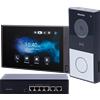 Akuvox KIT03-IP Kit Videocitofonico IP Wi-Fi con E12W e Monitor S562W-S 7"