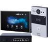 Akuvox Kit videocitofonico Android IP, lettore EM/MF e NFC, PoE - Akuvox