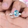 Fatto a mano Anello moda argento sterling 925 pietra preziosa topazio blu Londra i suoi gi...