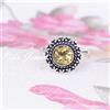 Fatto a mano Anello in argento sterling 925 con pietra preziosa topazio citrino sorpresa c...