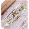 Fatto a mano Bracciale moda in argento sterling 925 con pietra preziosa taglio citrino e p...
