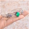 Fatto a mano Bracciale alla moda in argento sterling 925 con pietra preziosa taglio diopsi...