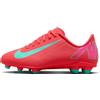 NIKE Jr. Mercurial Vapor 16 Club, Sneaker, Ember Glow/Aurora Green, 32 EU