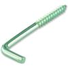 Suki 6175026 - Gancio a vite, con filettatura dritta zincato, per legno, dimensioni: 40 x 3 mm, 25 pz.