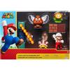 Jakks Pacific Nintendo - Diorama Super Mario Castello di lava, include Mario e i personaggi del videogioco,Jakks,Età 3+