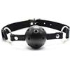 SmartRing Black Ball Mouth Sports Gioco di ruolo collaborativo e silicone traspirante, perforato e traspirante, adatto alla maggior parte delle persone