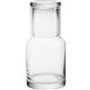 BlogBlog Set di caraffa d'acqua e bicchiere, decanter per collutorio, set di brocca per acqua per comodino (trasparente)