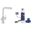 Grohe Set rubinetto per filtro dell'acqua Grohe Blue 30601DC0, filtro sottolavello Grohe Blue 40875000