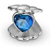 LES FOLIES DI PAOLA GRIECO Charm Cuore dell'Oceano Titanic in Conchiglia Blu Gioiello in argento 925 - Les Folies per Pandora