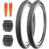 ZUKKA KIT COPPIA PNEUMATICI 27.5 X 2.125 Pollici Pieghevole 30 TPI Bici Cappotto 54-584 per Bici da Strada Mountain Bike E Bike, Sporco Offroad Bicicletta