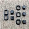 ULEIVA Pulsante di ricambio Power 5 X nero compatibile con Garmin Etrex Power Button GPS, ricambio per computer bici (nero)