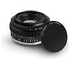 TTARTISAN 25mm F2 APS-C Obiettivo Manuale per MFT M4/3 Mount | Lunghezza focale equivalente di 37,5mm, Ultracompatto e Leggero, Apertura Luminosa f/2, Diaframma a 7 Lamelle
