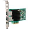 Intel X550-T2, Eingebaut, Kabelgebunden, PCI Express, Ethernet, 10000 Mbit/s, Gr