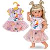BABY born Tutu unicorno 43 cm con gonna in tulle