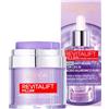 L'Oreal Paris L'Oréal Paris Revitalift Filler Siero Anti Rughe Rivolumizzante Idratante Levigante 30ml + Crema Gel Rimpolpante Nutriente per la Pelle 50ml - 2 Trattamenti con Acido Ialuronico