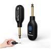 INGPARTNER Sistema di chitarra wireless A12, 2,4 GHz, 2 modalità, dimensione pollice, batteria ricaricabile agli ioni di litio, portata 100 m, 10 ore, plug & play per chitarra, basso, violino,