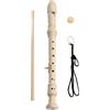 Tyatiyzn Flute Principianti, Flauto Bambini Principianti, Flauto Soprano, Do maggiore in plastica ABS, per bambini e principianti, con accessori (12.8 x 1.26in)