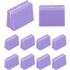 sourcing map Manopole universali per fader, colore viola, tappi per mixer e potenziometro, in plastica, di ricambio, per console mixer DJ, confezione da 10