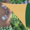 AXT SHADE Vela Ombreggiante Impermeabile Triangolare 2,5x2,5x3,5m Tenda a Vela Parasole e Protezione Raggi UV per Esterno Giardino Terrazza-Sabbia