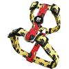 Dukier - Pettorina Cane Taglia Piccola S, Imbracatura Robusta in Nylon, Colore Giallo, Cablaggio del Cane Tipologia ad H Confortevole con Interni Morbidi e Imbottita