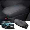 GAFAT J-eep Renegade 2015-2024 2025 Copertura per Bracciolo Console Centrale, Renegade 2023 Protezione Braccioli, Rivestimento in Pelle, Compatibile con Jeep Renegade Accessori (Nero)