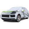 JUDANNA Telo di Copertura per Auto Porsche Cayenne 2011-2024 - Impermeabile, Estivo, Protezione da Pioggia, Sole, Polvere e UV - Colore Argento