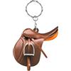 CGEAMDY Portachiavi Cavallo, Portachiavi Divertenti In Acrilico, Divertente Portachiavis Sella, Portachiav Cavallo Charms Chiavi Auto, Portachiavi Sella Equitazione Cavallo, Portachiavis Sella Auto