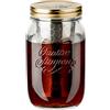 dripdrip BREWJAR Cold Brew Coffee Jar, macchina da caffè professionale per caffè preparato a freddo, priva di plastica, filtro a doppio strato in acciaio inox (1 litro)