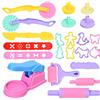 Pinsheng Strumenti per Plastilina Bambini, 22 Pezzi Accessori Pasta Modellabile Bambini Utensili per Argilla Giocattoli (Colore Casuale)