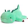 SNOWOLF Carino Dinosauro Peluche Abbraccio Cuscino Animali Imbottiti Giocattolo, Kawaii Peluche Giocattolo Super Soft Cartoon Throw Cuscino per Ragazze per Ragazzi Regalo Brithday (30cm, verde)
