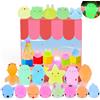 LEEHUR Squishies Fluorescente 30 Pezzi Squishy Giocattoli Mini Morbidi Carino Squishy Morbido Spremere, No Tossici e Giocattoli Divertenti di Sollievo Giocattolo dei Bambini e Adulti (Stile Casuale)