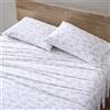 Eddie Bauer - Set di lenzuola king size, in percalle di cotone, fresco e fresco, leggero e traspirante (Smokey Bear Camp Grey, King)
