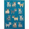 Art East Quilting Co Kidding Around-Goats in Pajamas Quilt Pattern Cartamodello, Tessuto di Carta, Multicolore, By the yard