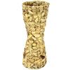 Flair Flower Vaso in giacinto d'acqua, vaso per fiori artificiali, fiori artificiali o erba della pampa, decorazione per la festa della mamma, grande e sottile, fatto a mano