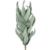 DRW Set di 6 Rami di Foglie Artificiali in Schiuma Eva e Carta Verde 65 cm, Medidas: 65cm