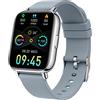 uaue Smartwatch Uomo Donna Orologio Smartwatch Uomo Donna 1,69'' Smart Watch Sonno/Cardiofrequenzimetro/Contapassi/Cronometro Impermeabil IP68 Activity Fitness Tracker 24 Sportive Notifiche Messaggi Motast