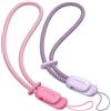 SURPHY Cordino per Cellulare,2 Pezzi Regolabili Universale Cordino,Laccio da Polso in Nylon Resistente e Antifurto,Compatibile con Ventilatori Portatili/Chiavi/Portafogli,24cm(Rosa Pink & Lilla)