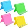 Annlpoy 4 pezzi Porta Cellulare da Tavolo Regolabile Universale supporto tablet telefono scrivania supporto smartphone da tavolo, Angoli di Visione Regolabili, Antiscivolo, (Blu, Giallo, Rosa, Verde)