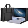 Damero Borsa da trasporto per Apple iMac 27 e accessori, nero